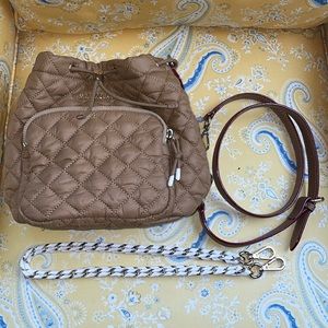 MZ Wallace drawstring bucket bag